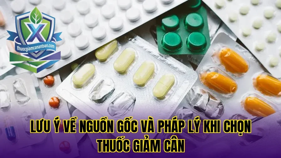 Lưu ý về nguồn gốc và pháp lý khi chọn thuốc giảm cân