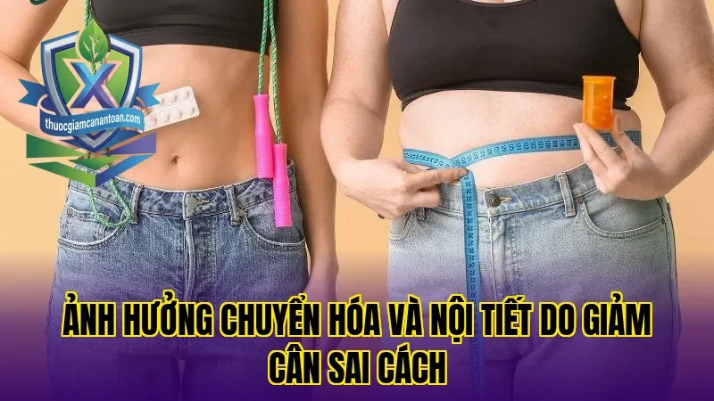 Ảnh hưởng chuyển hóa và nội tiết do giảm cân sai cách