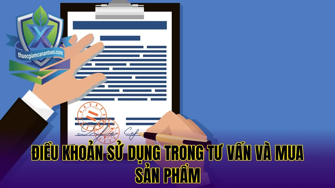 Điều khoản sử dụng trong tư vấn và mua sản phẩm