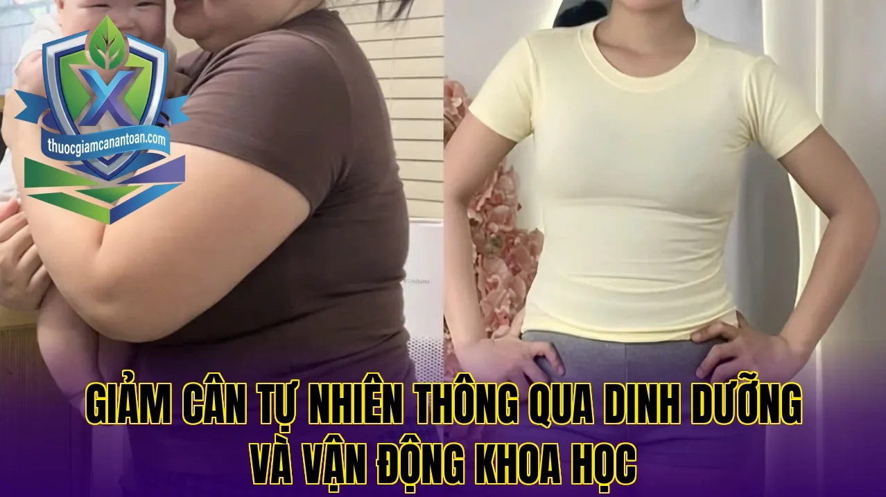 Giảm cân tự nhiên thông qua dinh dưỡng và vận động khoa học