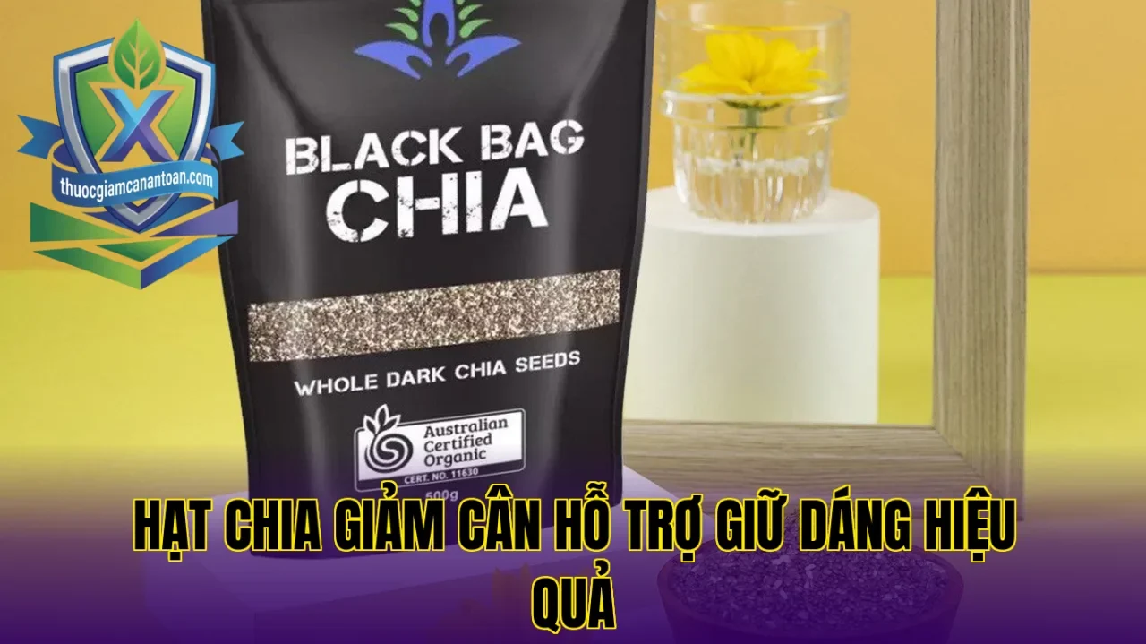 Hạt chia giảm cân hỗ trợ giữ dáng hiệu quả