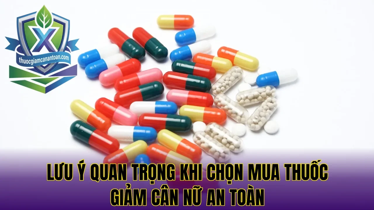 Lưu ý quan trọng khi chọn mua thuốc giảm cân nữ an toàn