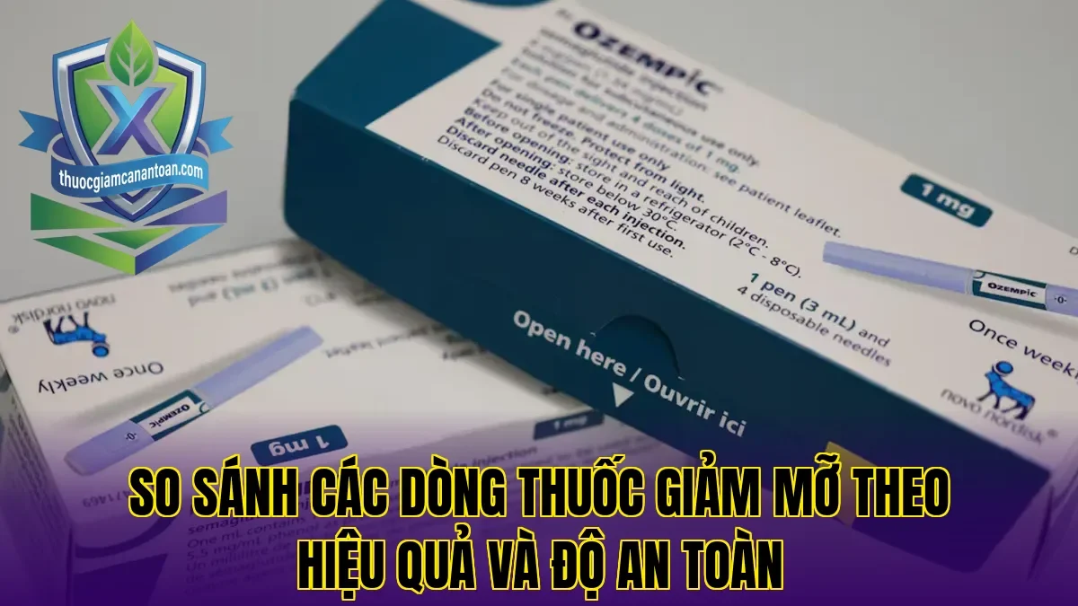 So sánh các dòng thuốc giảm mỡ theo hiệu quả và độ an toàn