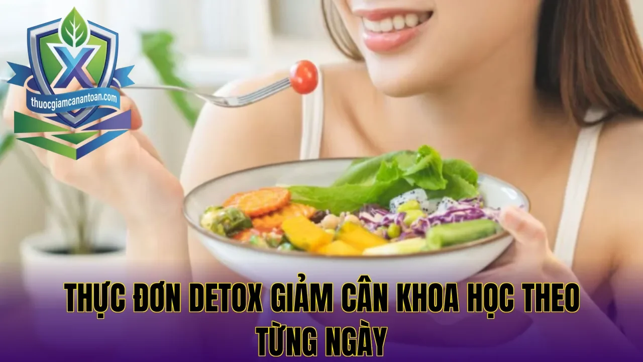 Thực đơn detox giảm cân khoa học theo từng ngày