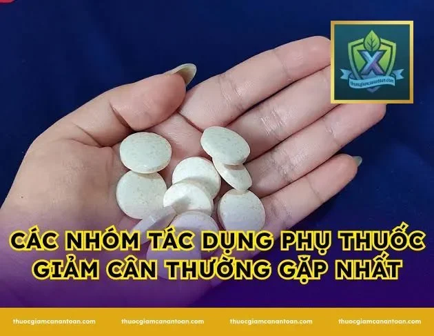 Các nhóm tác dụng phụ thuốc giảm cân thường gặp nhất